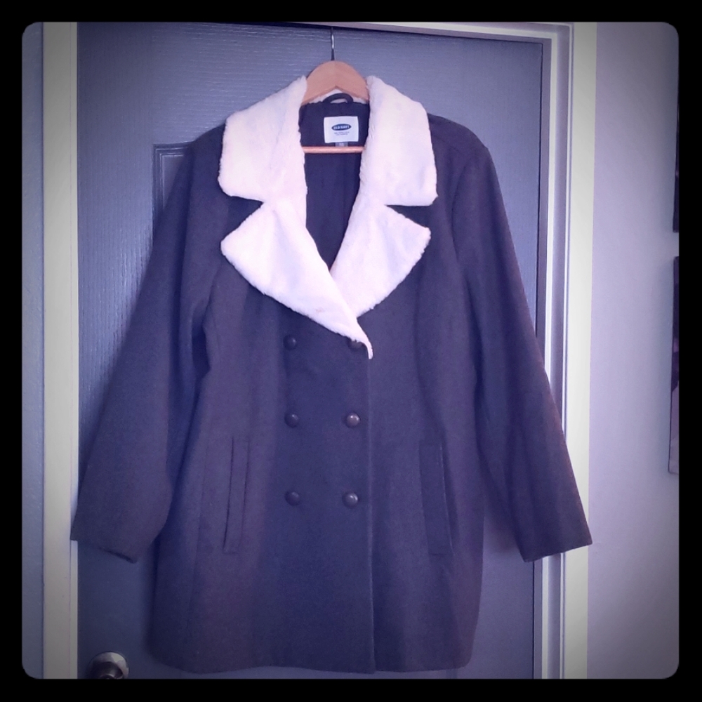 Plus Size Old Navy Gray Coat